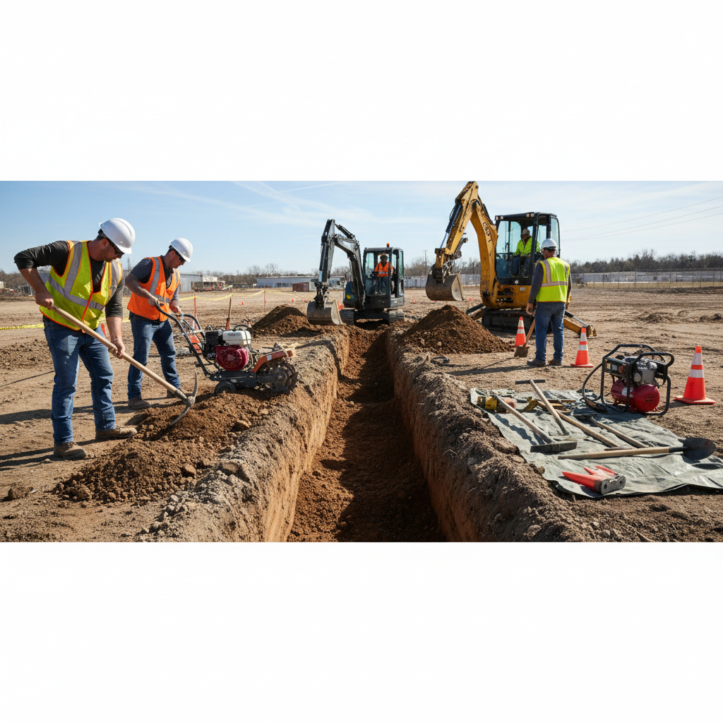 Best Tools for Digging a Trench: Hand Tools, Power Equipment, and Everything In Between