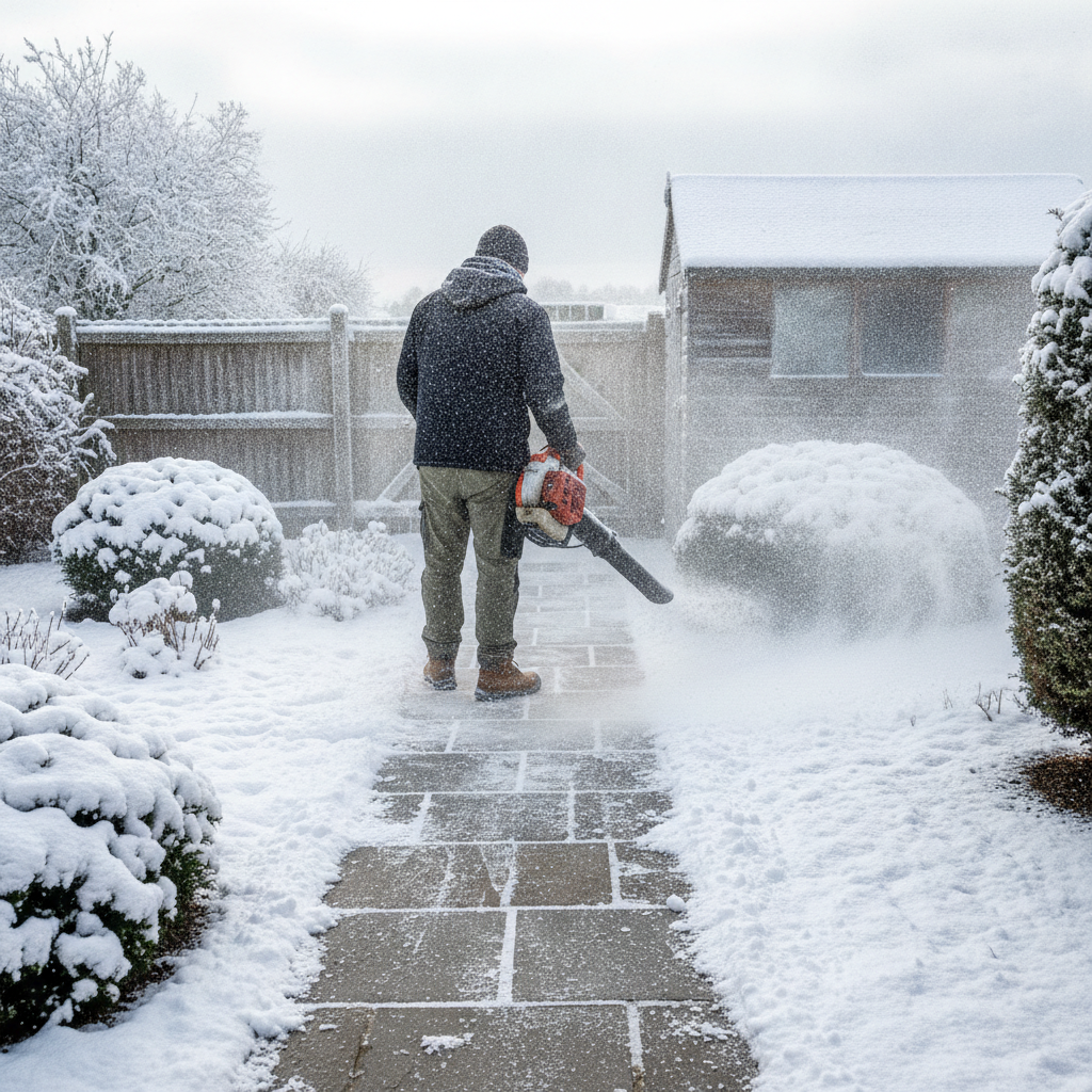 Using a Leaf Blower to Remove Snow — Does It Actually Work?