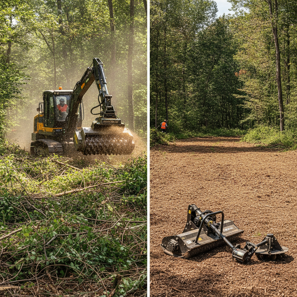 Forestry Mulcher Before and After — What to Expect and How to Choose the Right Attachment