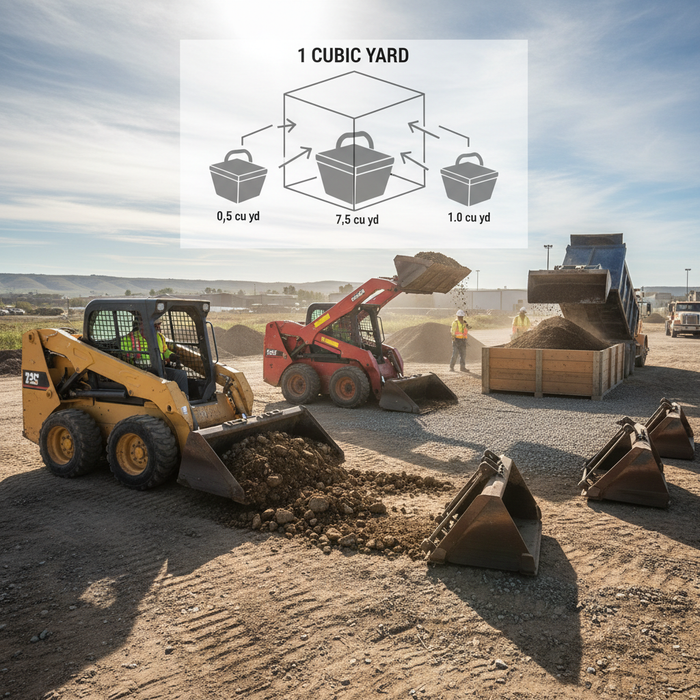 How Many Skid Steer Buckets Make a Yard