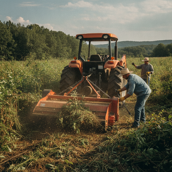 How to Adjust 3-Point Hitch on Brush Hog