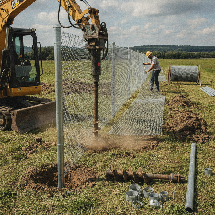 How to Build a Chain Fence