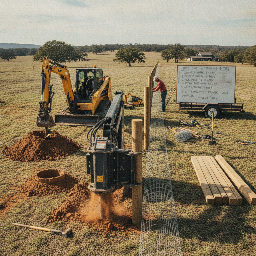 How Long Does It Take to Build a Fence? Realistic Timelines and Tips to Finish Faster