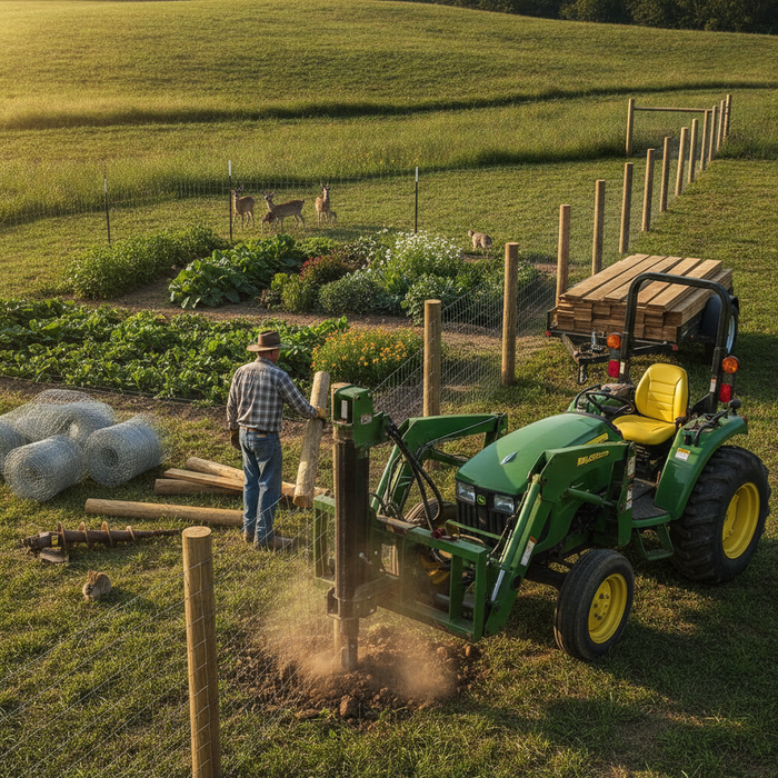 How to Build a Garden Fence to Keep Animals Out