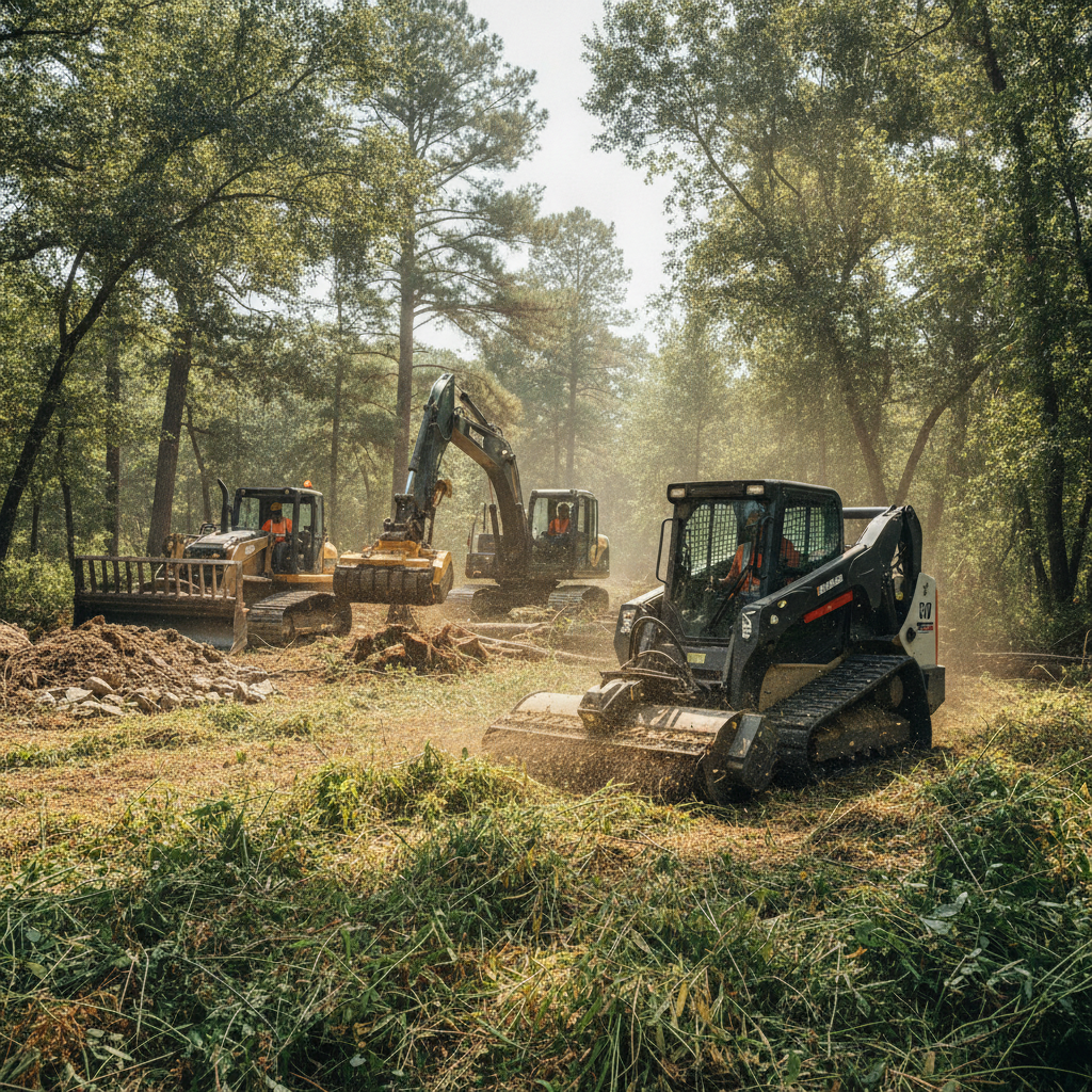 How to Clear Brush in Woods