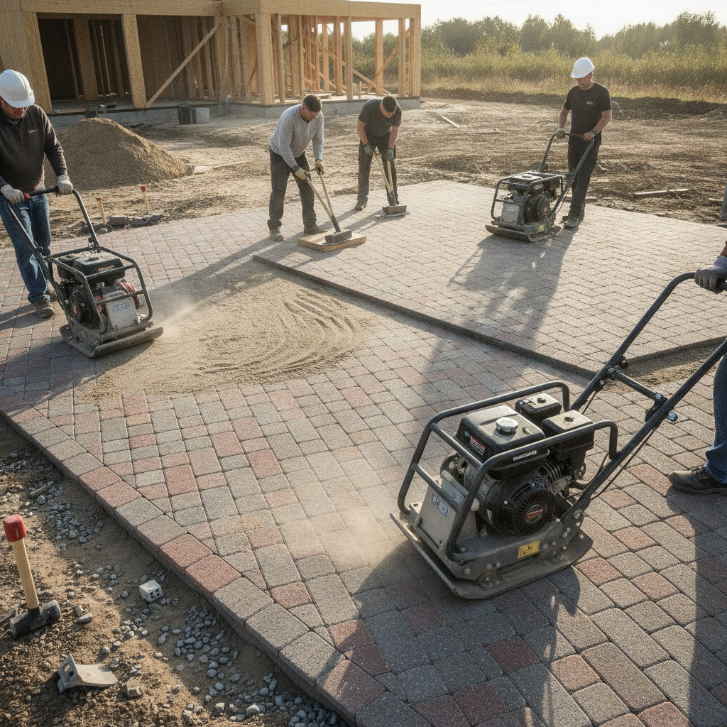 How to Compact Pavers Without a Plate Compactor