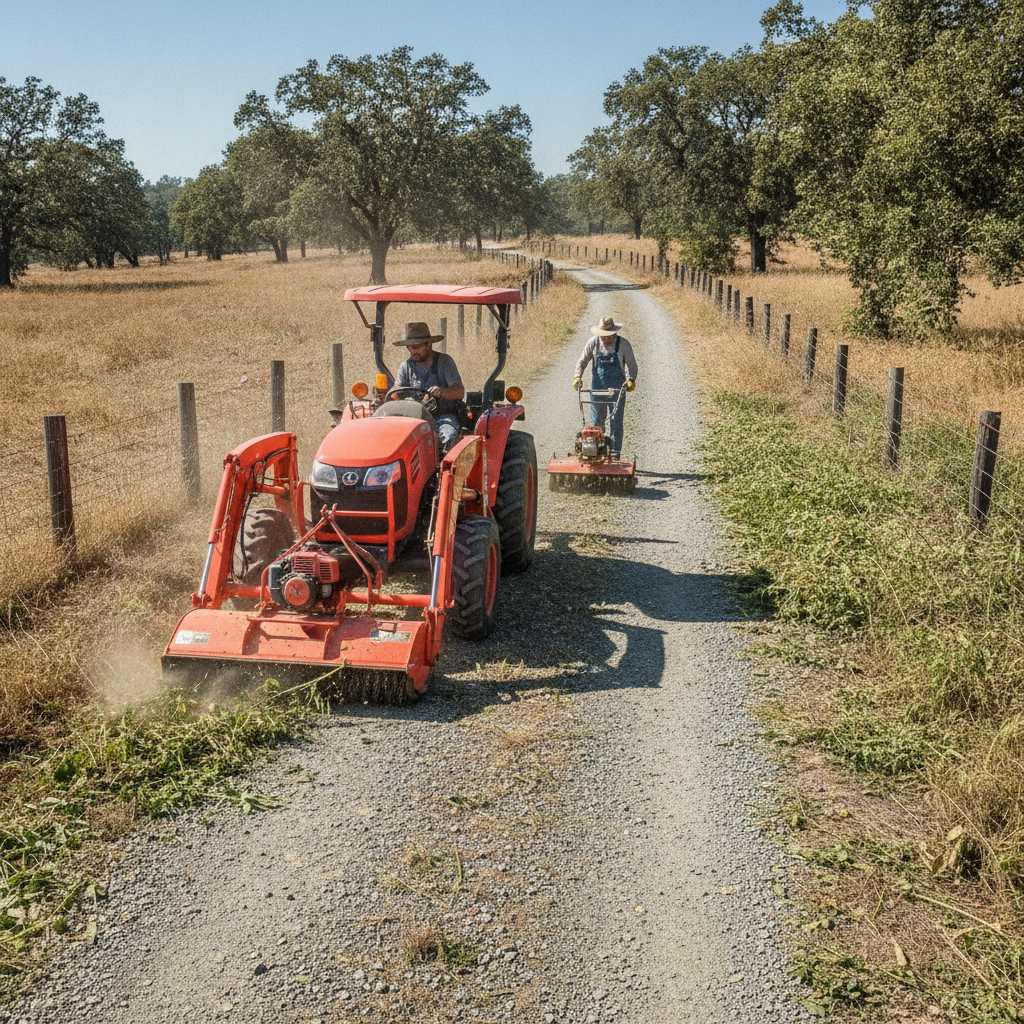 Killing Weeds in Gravel Driveway