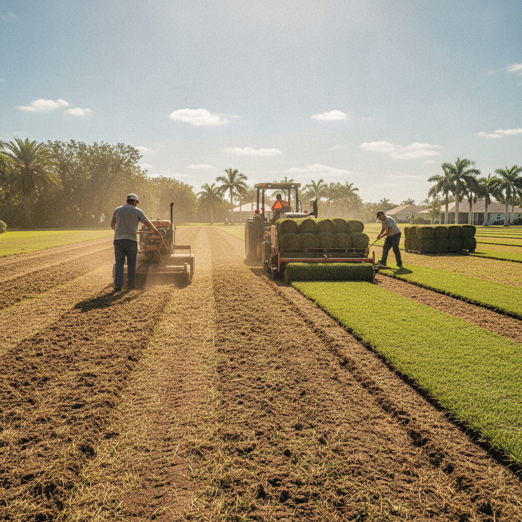 How to Lay Sod in Florida