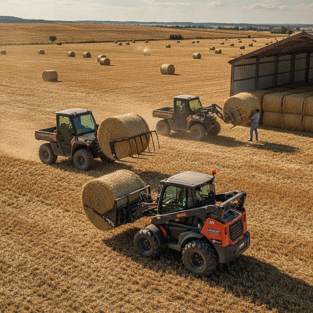 How to Move Hay Bales Without a Tractor