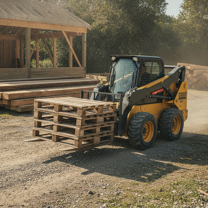 How to Move Pallets Without a Pallet Jack