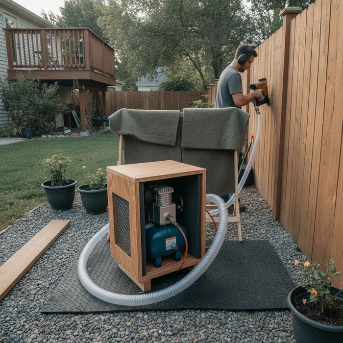 How to Quiet an Oil-Less Air Compressor
