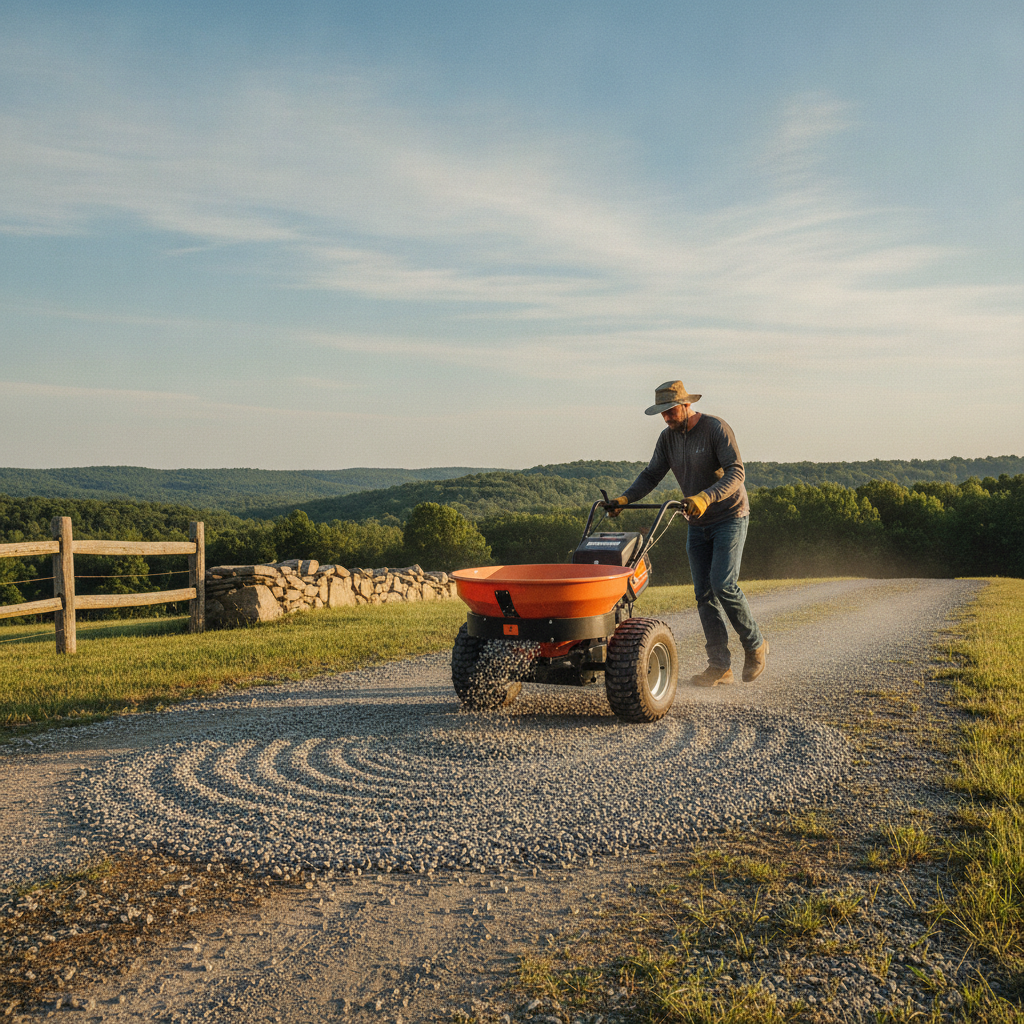 How to Spread Gravel on a Driveway by Hand