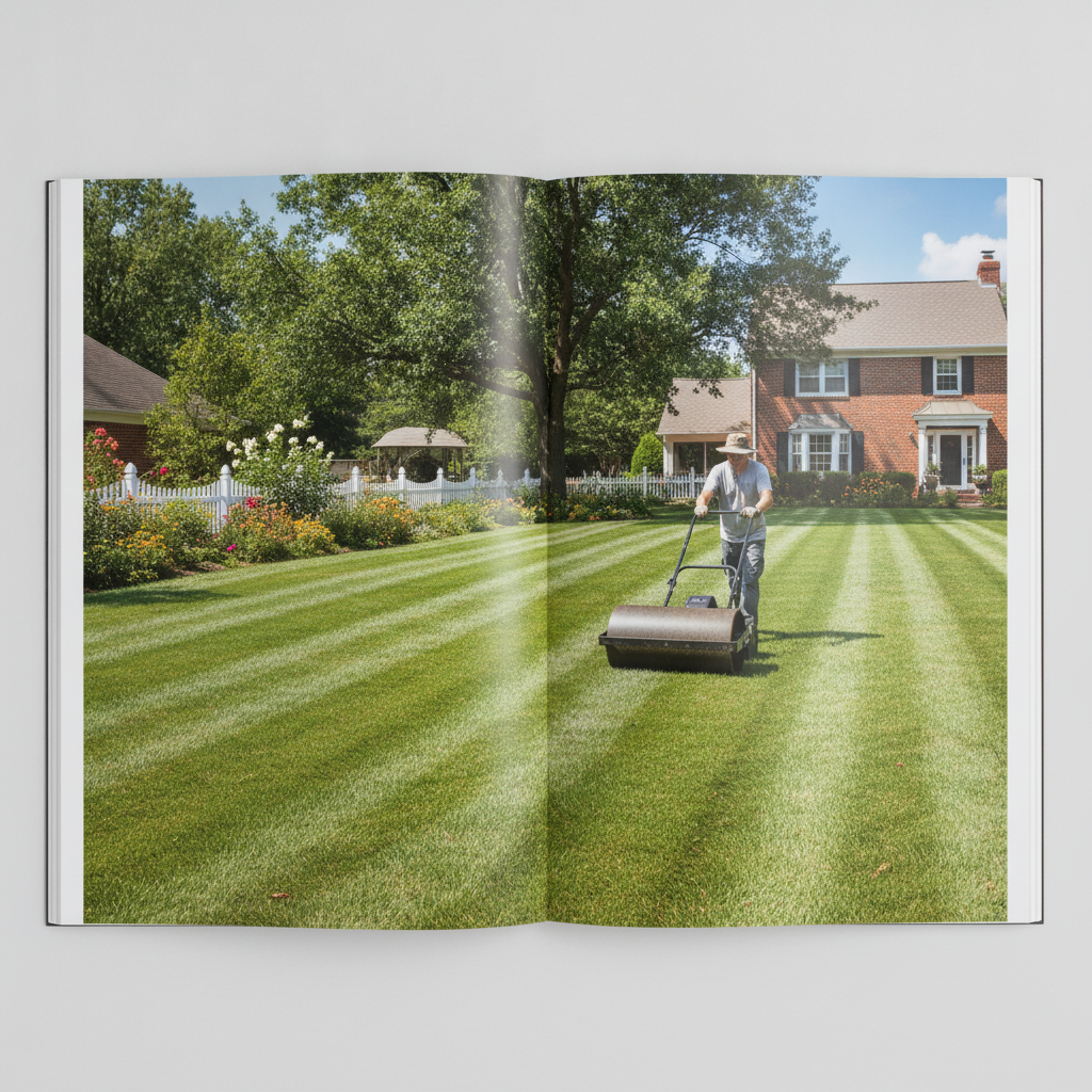 How to Stripe Lawn Without Roller