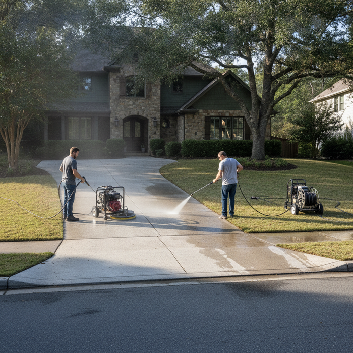 Driveway Pressure Cleaning