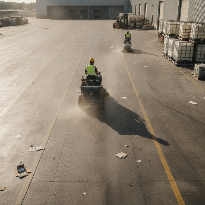 How to Tackle Warehouse Sweeping So Your Facility Stays Safe and Productive