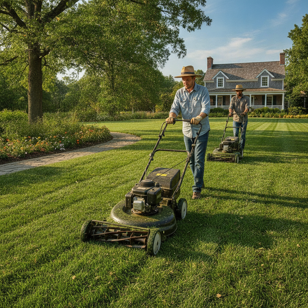 How to Use a Reel Mower
