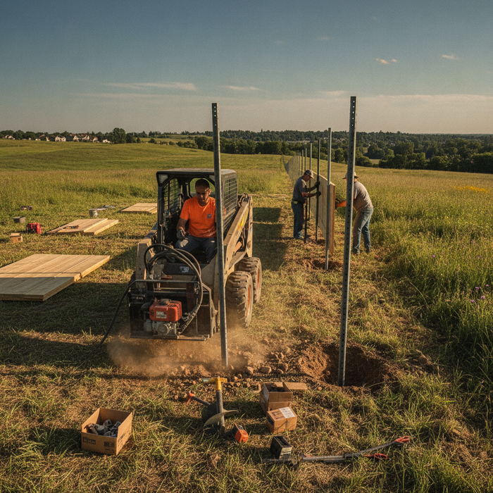 How to Build a Wood Fence Using Metal Posts: A Complete Guide