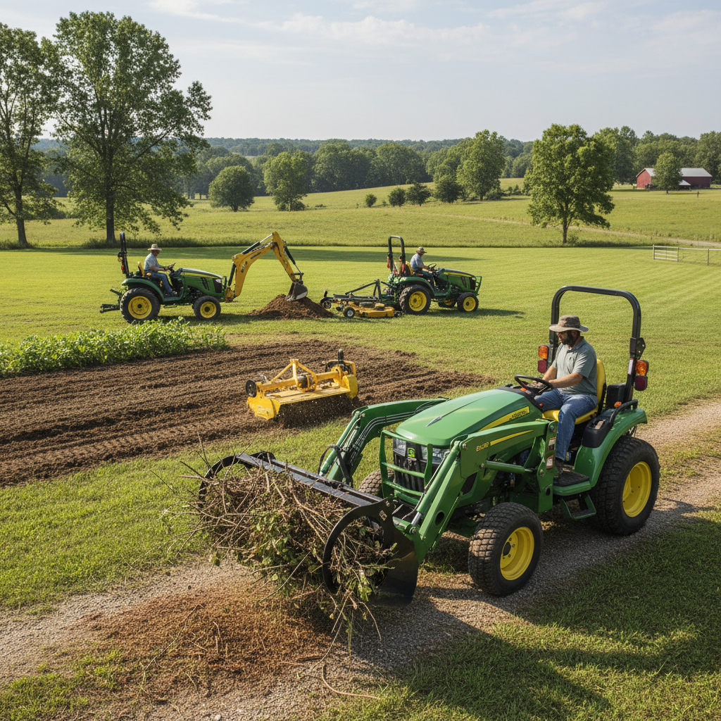 John Deere 1025R Attachments