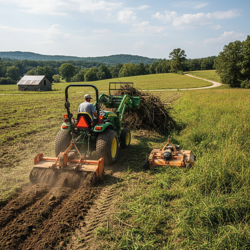 John Deere 3032E Attachments