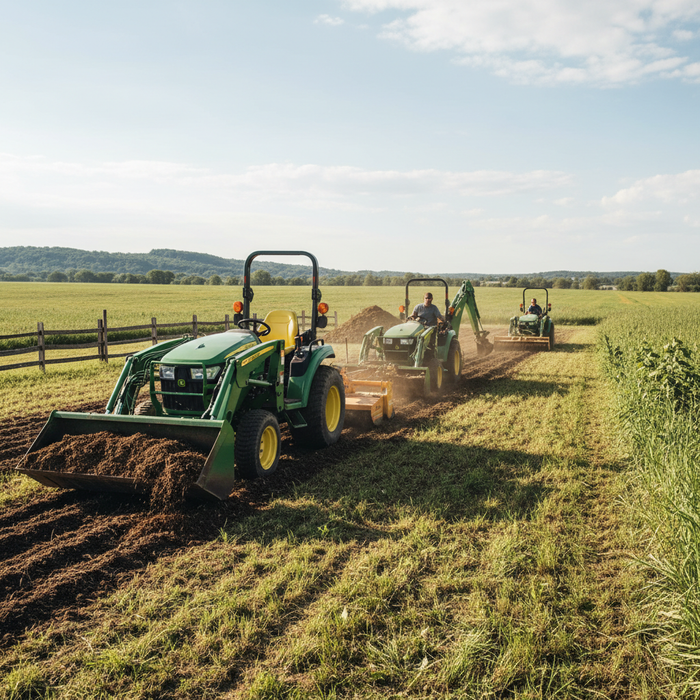 John Deere 3038E Attachments