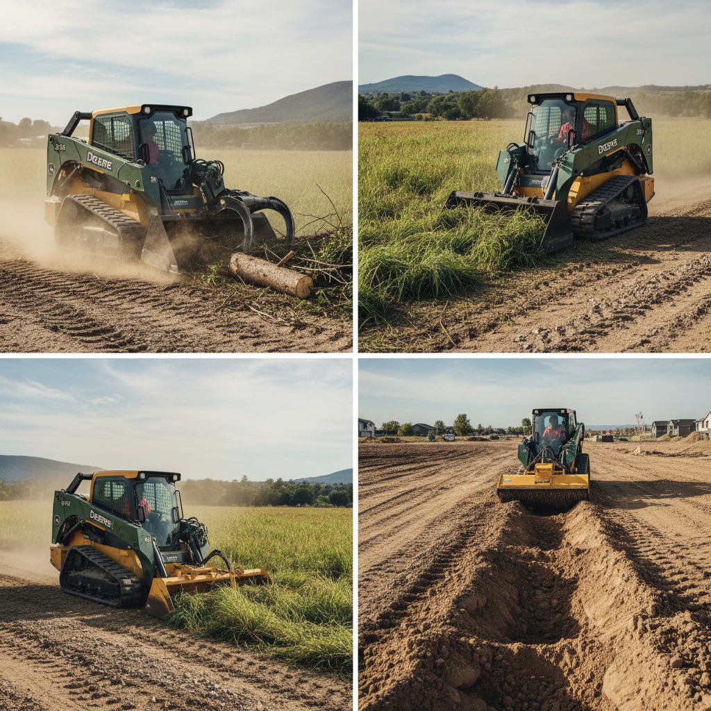 John Deere 317G Attachments
