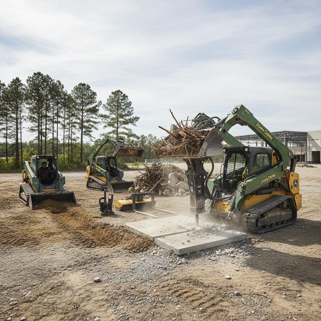 John Deere 324G Attachments