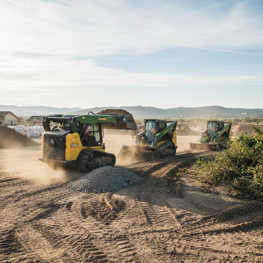 John Deere 332G Attachments