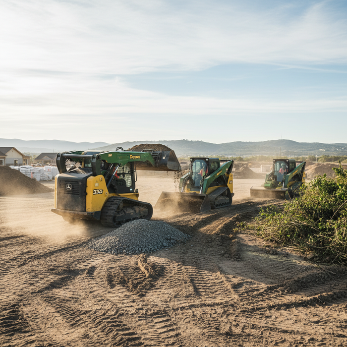 John Deere 332G Attachments