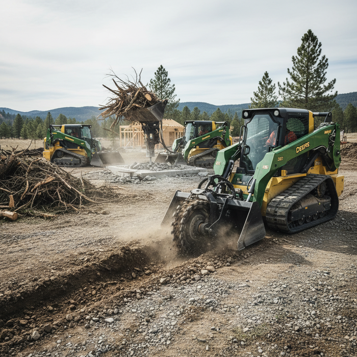 John Deere 333G Attachments