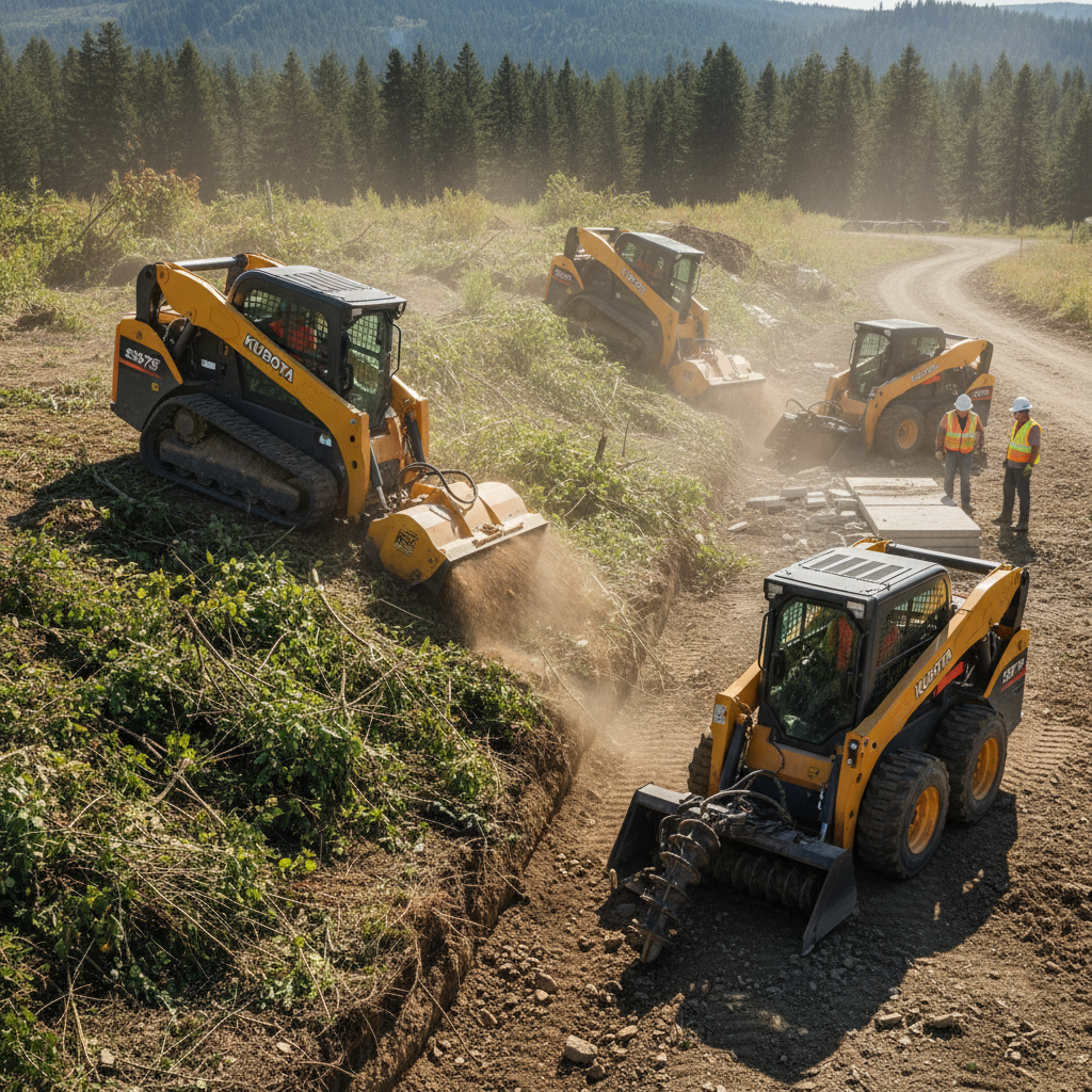 Kubota SSV75 Attachments