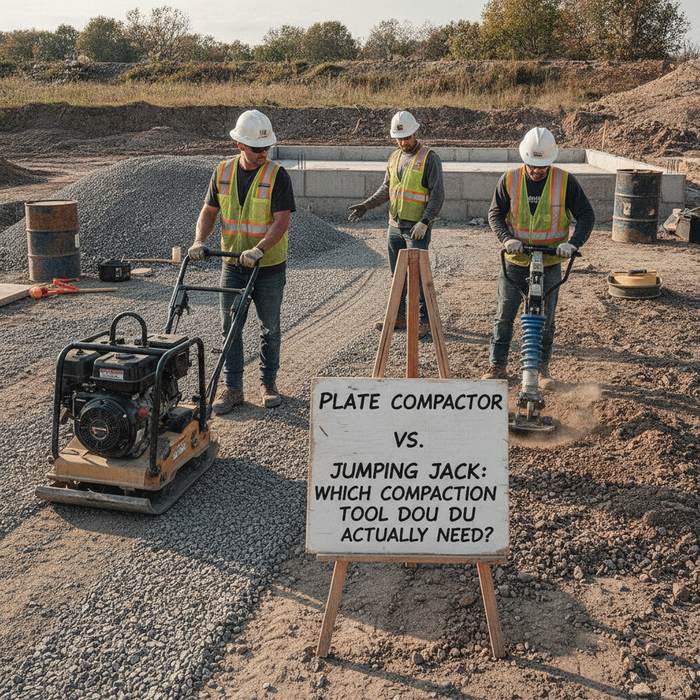 Plate Compactor vs Jumping Jack: Which Compaction Tool Do You Actually Need?