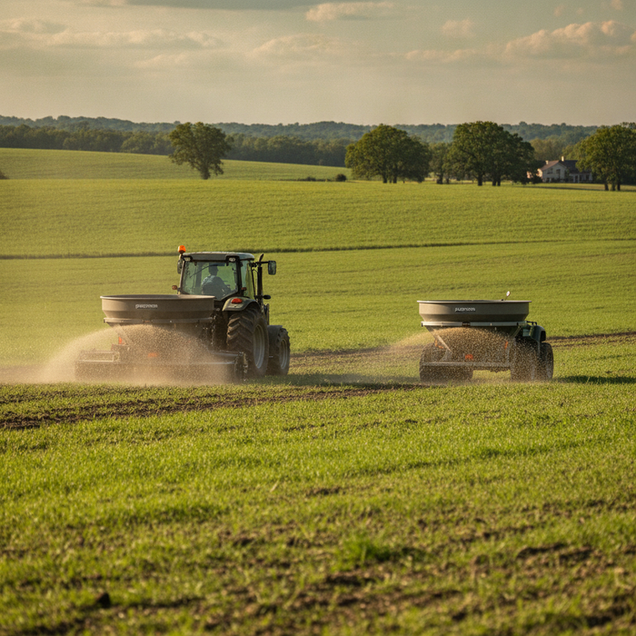 Tow Behind Broadcast Spreaders Compared — How to Pick the Right One for Your Property