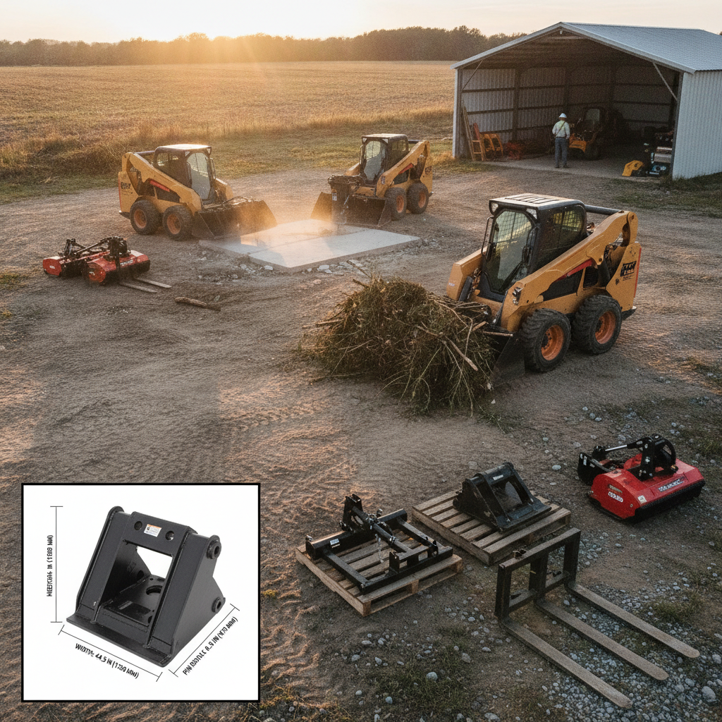 Skid Steer Attachment Plate Dimensions — The Complete Buyer's Guide to Compatibility