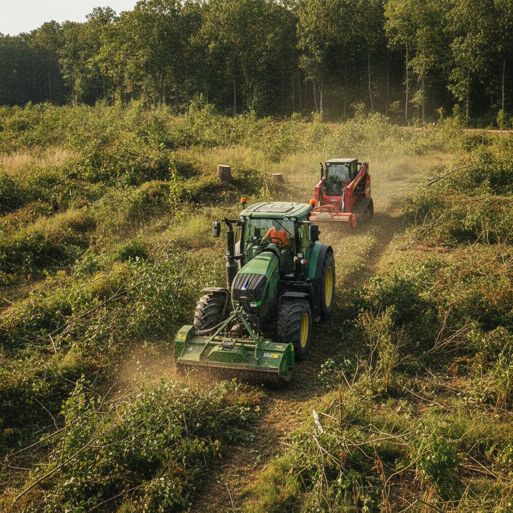 Brush Hog Tree Care: How to Choose the Right Attachment for Managing Trees and Overgrowth