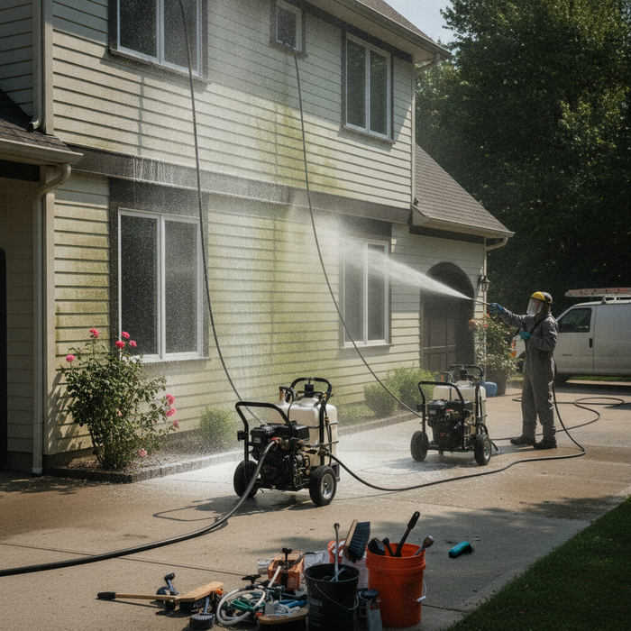 Soft Wash Pressure Cleaning — The Complete Buyer's Guide to Choosing the Right Equipment