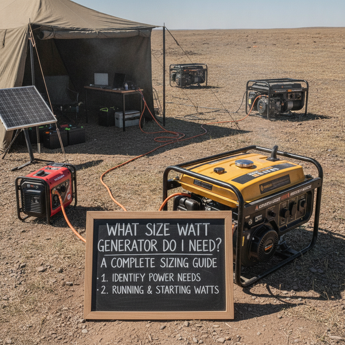 What Size Watt Generator Do I Need? A Complete Sizing Guide