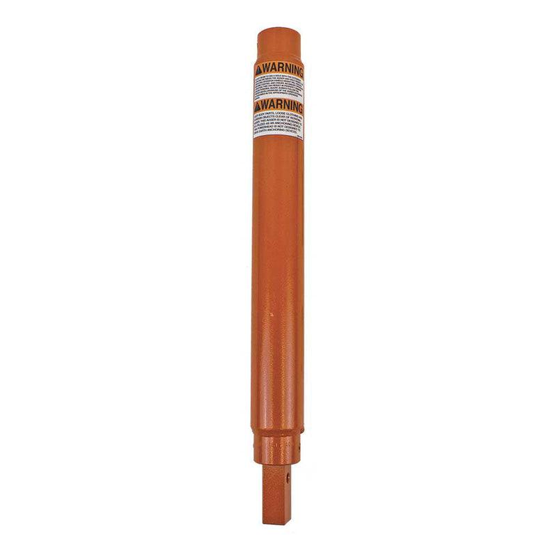 Auger Bit Extension for Post Hole Augers | 15 Inch Length | 7/8 Inch Square Drive | Brave