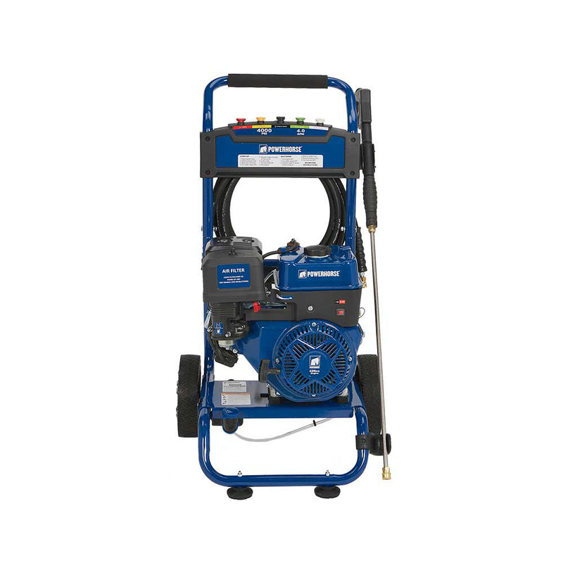 Gas Pressure Washer | Commercial Use | 4,000 PSI | 4.0 GPM | 420cc Engine | Powerhorse