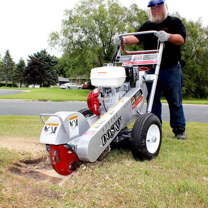 Walk-Behind Stump Grinder | 13 HP Honda GX390 Engine | Swivel Action | Dosko