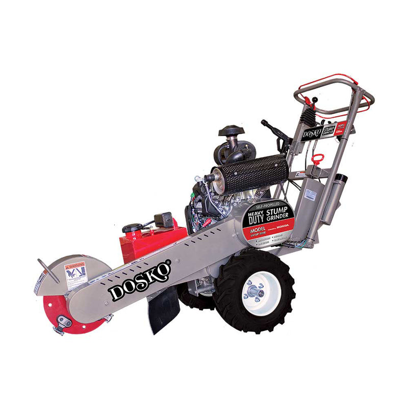 Walk Behind 20 HP Self-Propelled Stump Grinder | Honda GX630 | Electric Start | Hydrostatic Drive | Dosko