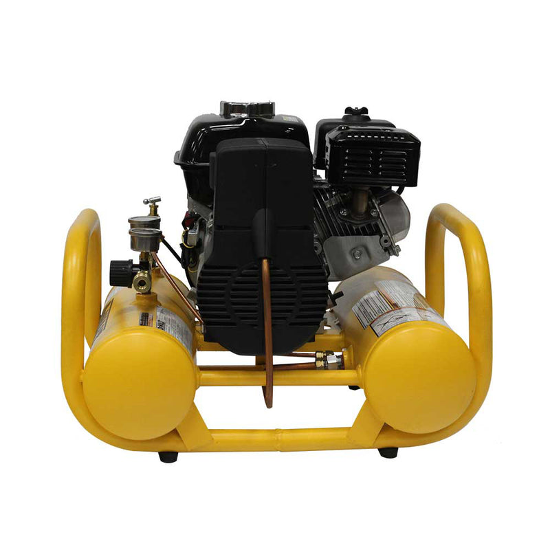 4-Gallon Gas Pontoon Air Compressor for Job Sites | 5.0 CFM @ 90 PSI | Honda GX160 Engine | DEWALT