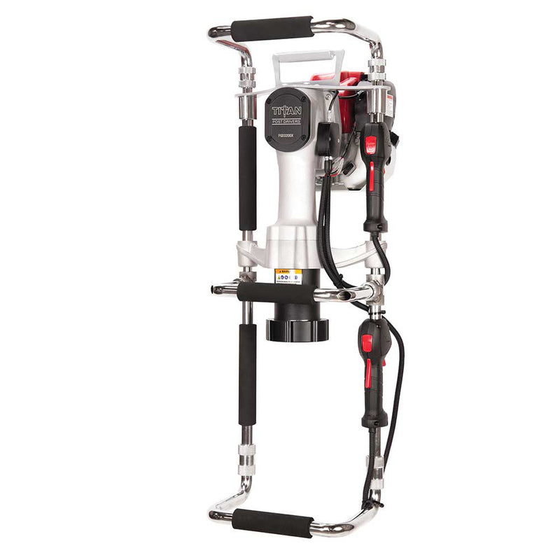 30-Inch Extension Handle Kit | Post Driver Attachment | Dual Throttle Control | Ergonomic Design | Titan