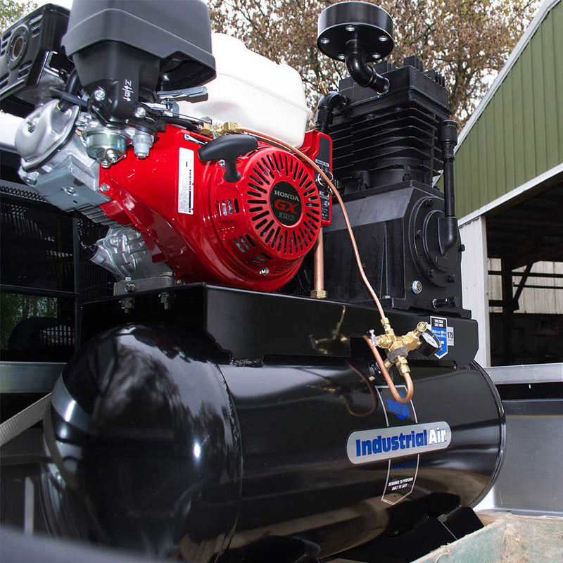 30-Gallon Truck Mount Air Compressor | 24CFM | Honda GX390 | Electric Start | Industrial Air