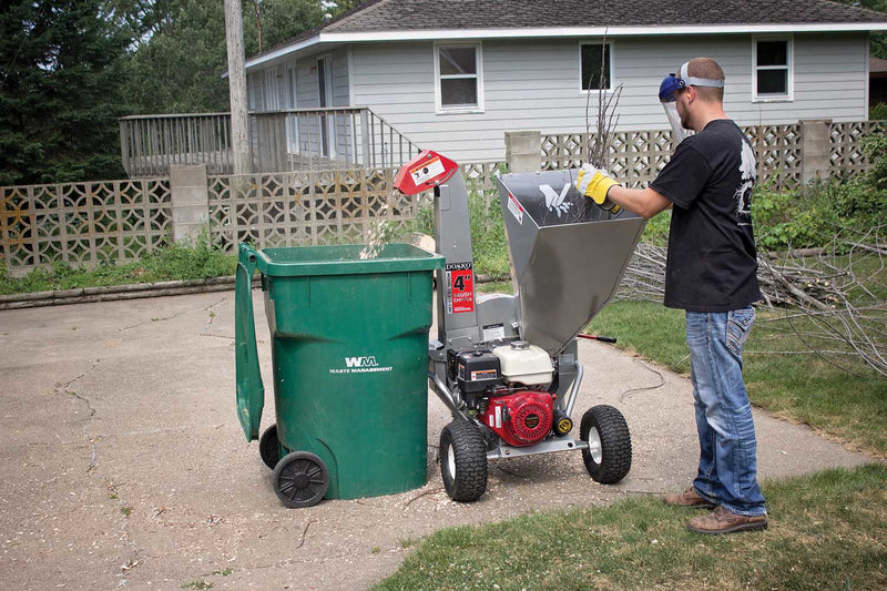 Brush Chipper | 4-Inch Capacity | Honda GX390 Engine | American Built | Dosko
