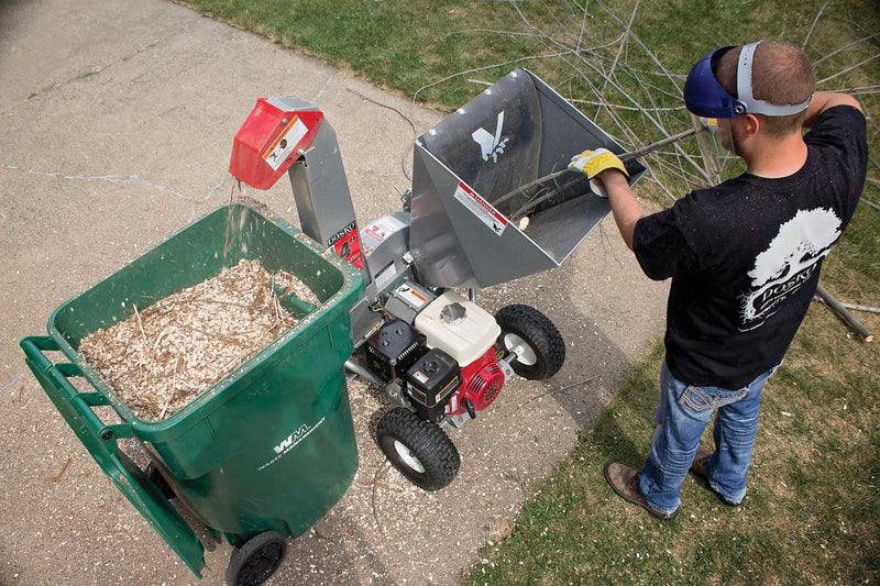 Brush Chipper | 4-Inch Capacity | Honda GX390 Engine | American Built | Dosko