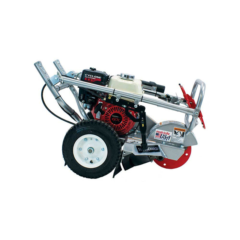 Walk Behind Mini Stump Grinder | 12" Capacity | 6 HP Honda GX200 | 150 lb Portable | Dosko