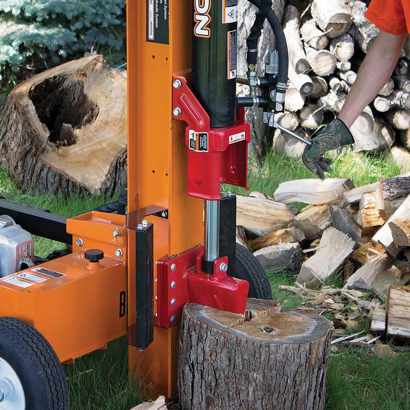 30-Ton Horizontal/Vertical Log Splitter for Wood Processing | 60,000 lbs Force | Honda GC190 Engine | Brave