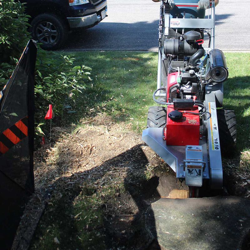 Walk Behind 20 HP Self-Propelled Stump Grinder | Honda GX630 | Electric Start | Hydrostatic Drive | Dosko