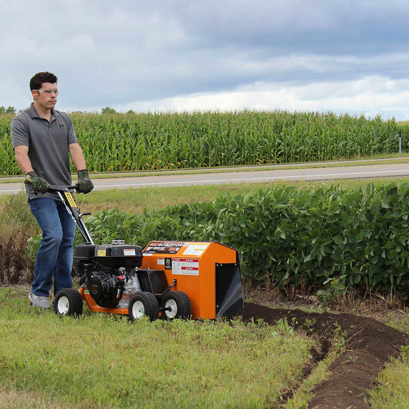 Brave Pro 5-In. Bedmaster Rotor Trencher for Walk-Behind | 9-Inch Depth | Honda GX270 | Brave