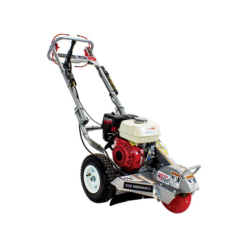 Walk Behind Mini Stump Grinder | 12" Capacity | 6 HP Honda GX200 | 150 lb Portable | Dosko
